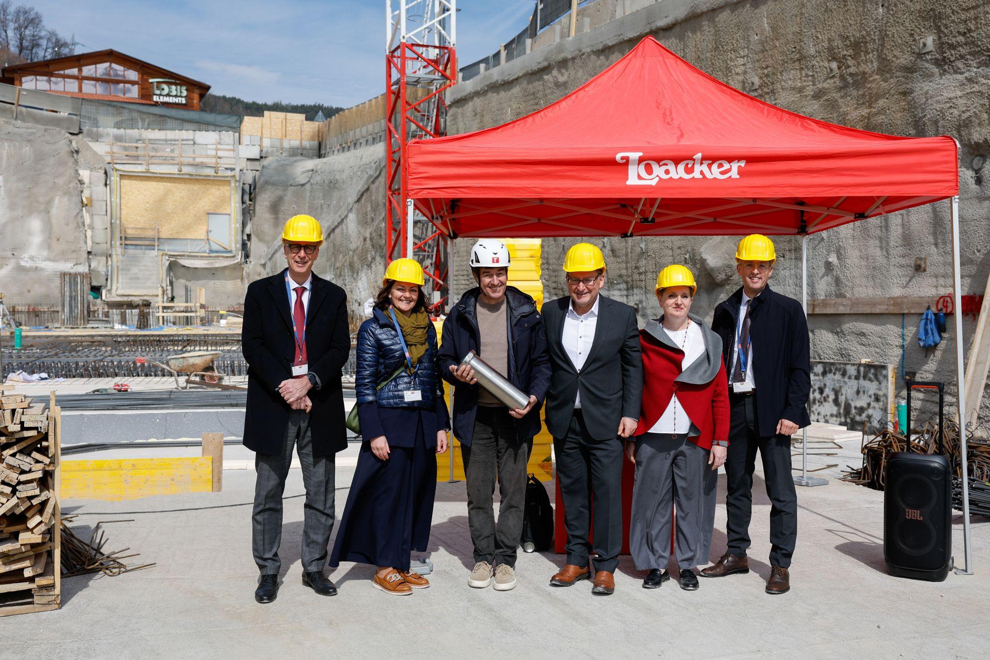 Group photo - Foundation stone for the new technology centre