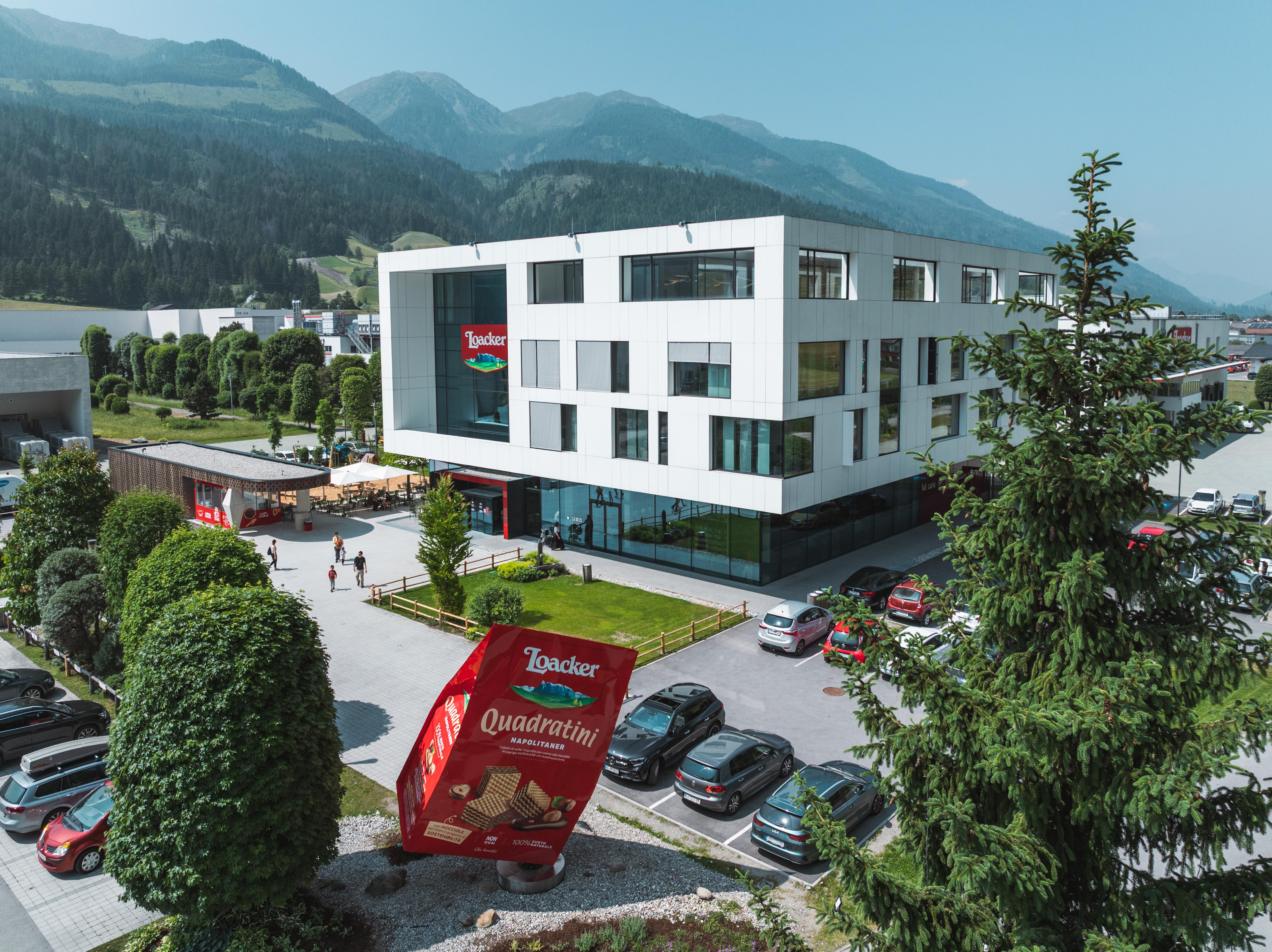 Loacker production site Heinfels by drone