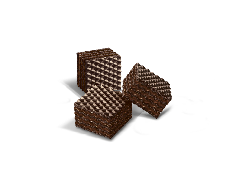 ウエハース クワドラティーニ ダブルチョコ (ダブルチョコレート