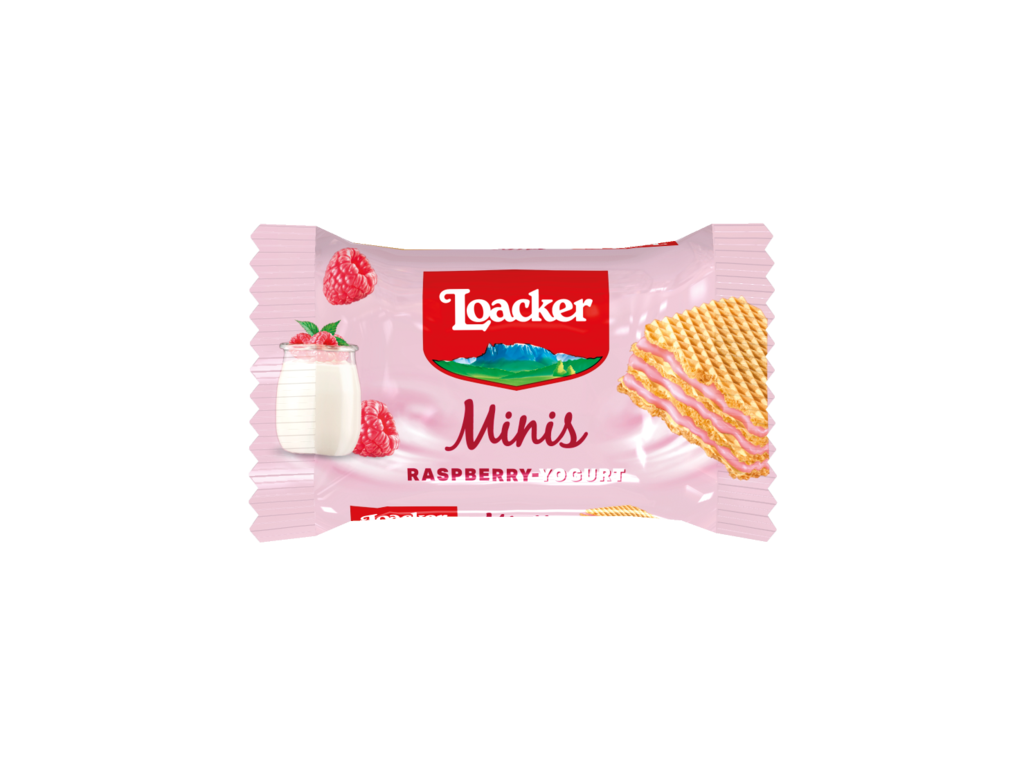 Wafer Minis Raspberry-Yogurt – with Raspberry and Yogurt