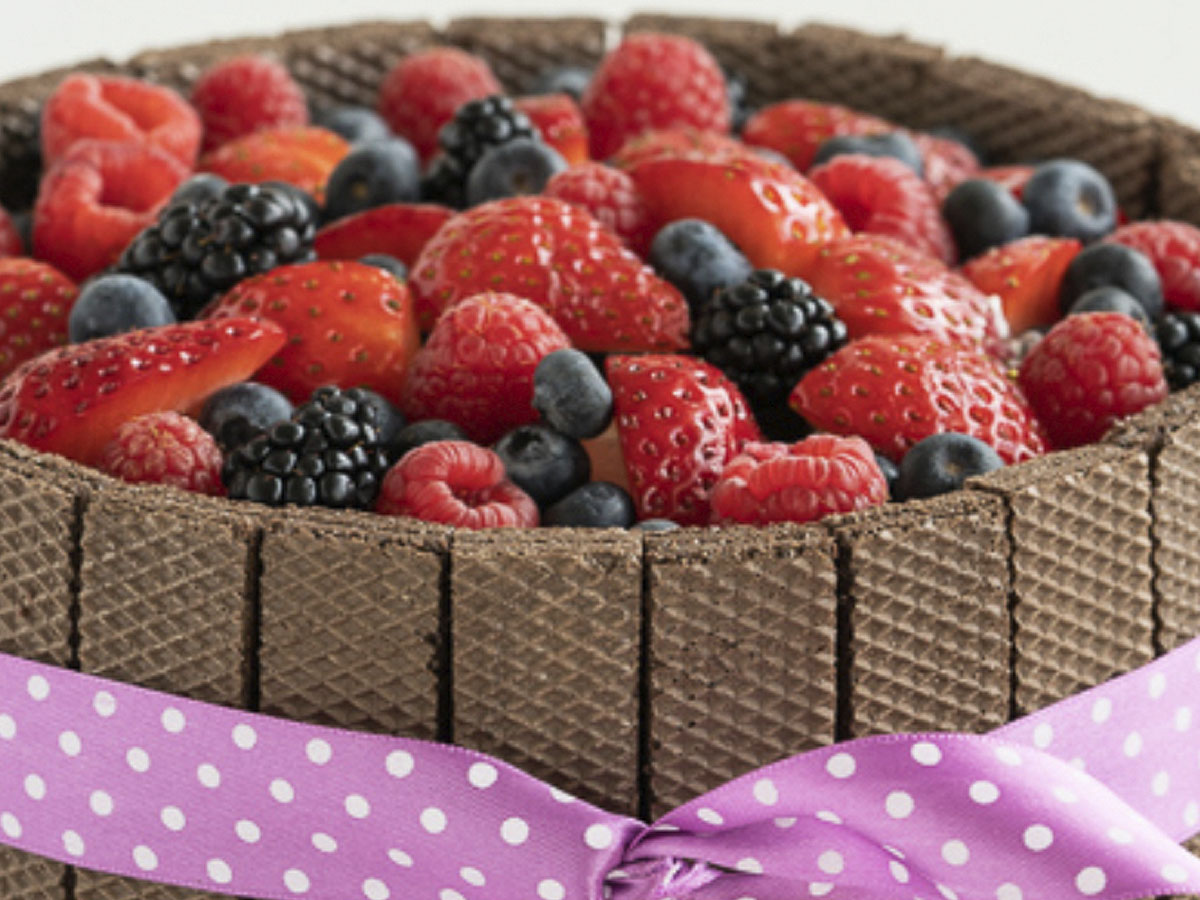 Schoko-Beeren-Torte