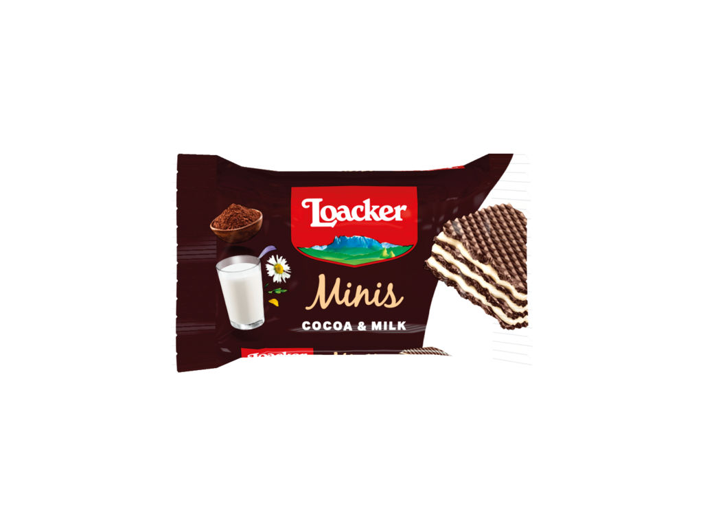 Waffel Minis Cocoa & Milk – mit Kakao und Milch