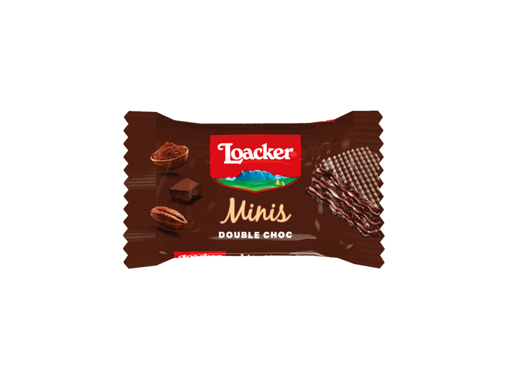 Wafer Minis Double Choc – with Double Chocolate