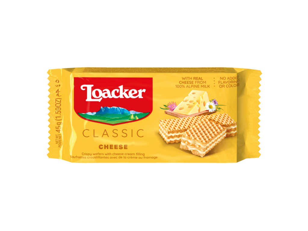 Wafer Classic Cheese – with 100% Alpine milk