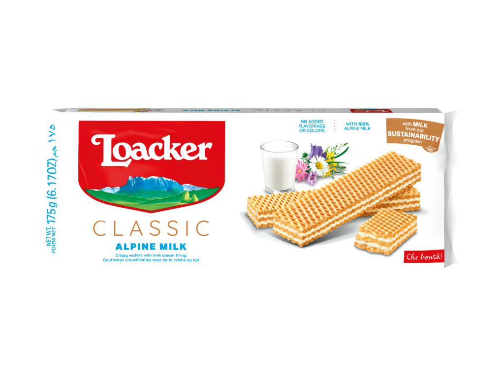 Wafer Classic Alpine Milk – with 100% Alpine Milk