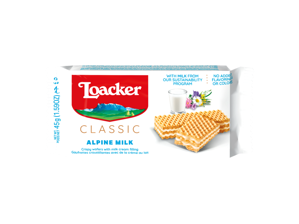 Wafer Classic Alpine Milk – with 100% Alpine Milk