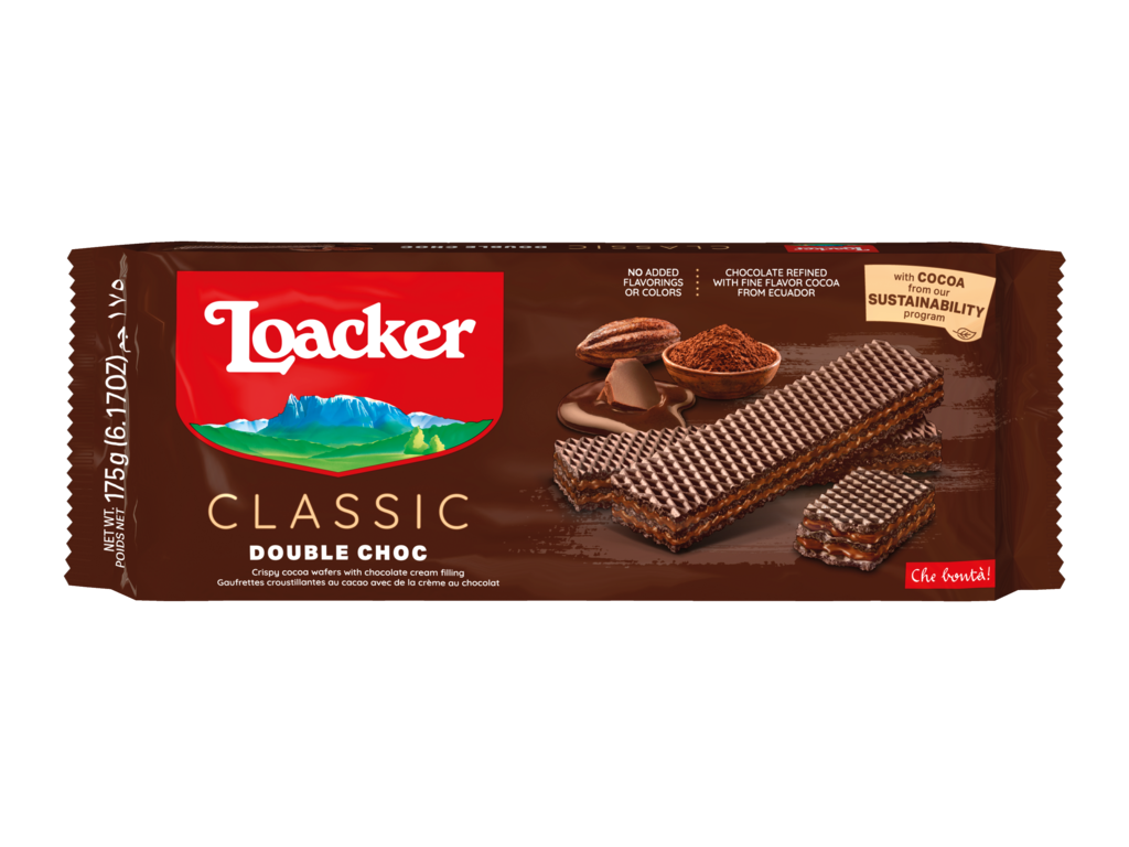 Wafer Classic Double Choc - with Double Chocolate
