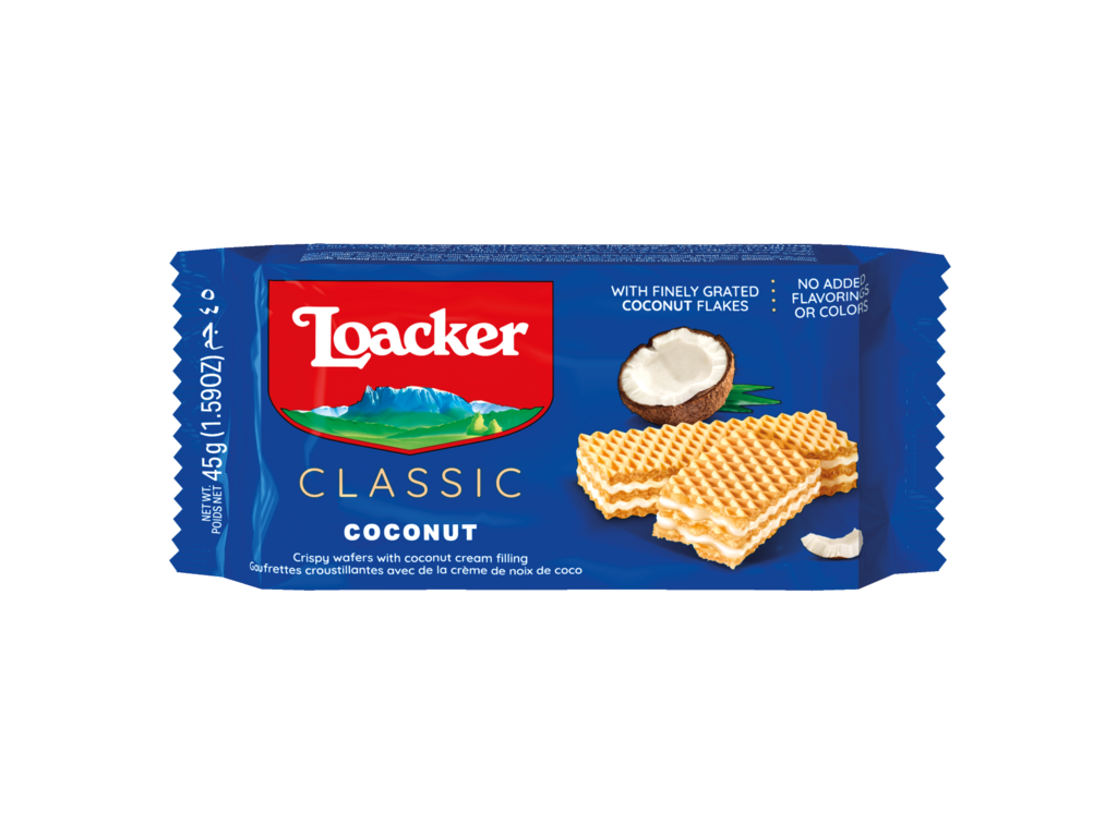 Wafer Classic Coconut – with exotic Coconut