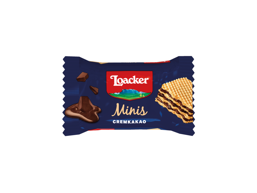 Wafer Minis Cremkakao – with Chocolate and Cocoa