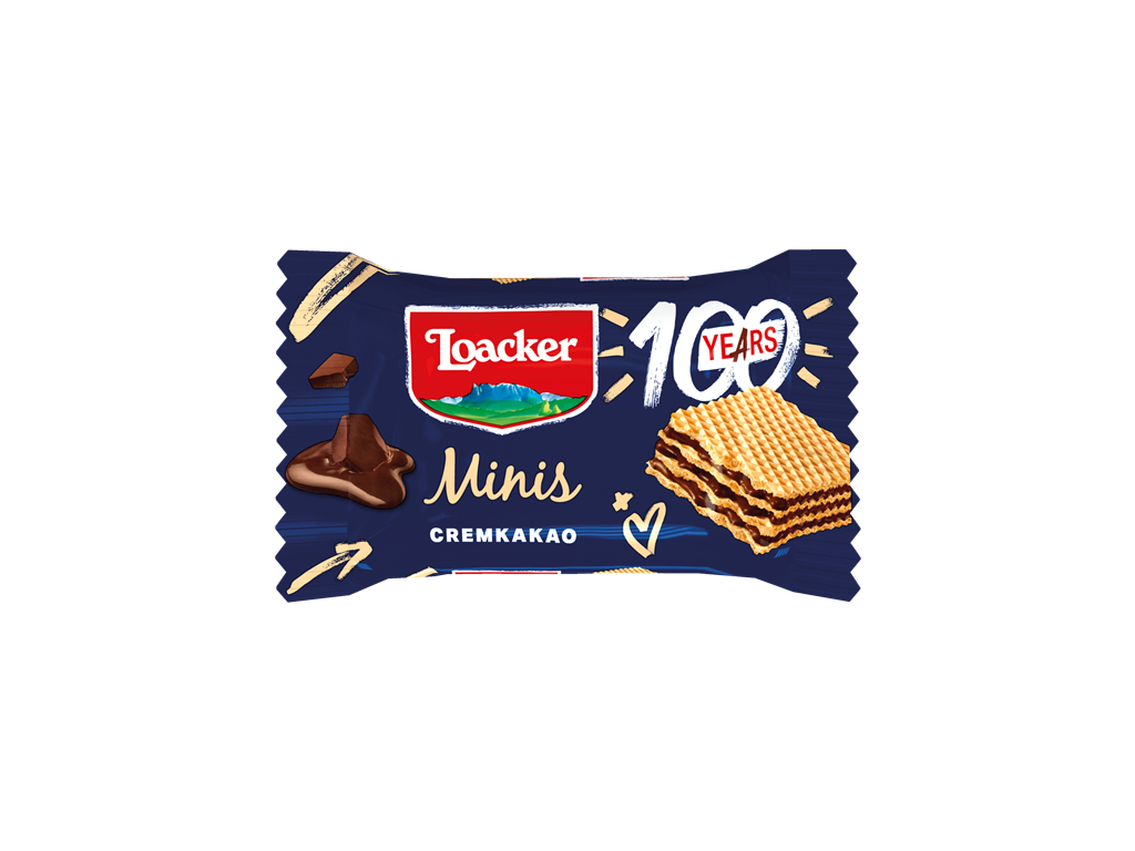 Wafer Minis Cremkakao – with Chocolate and Cocoa