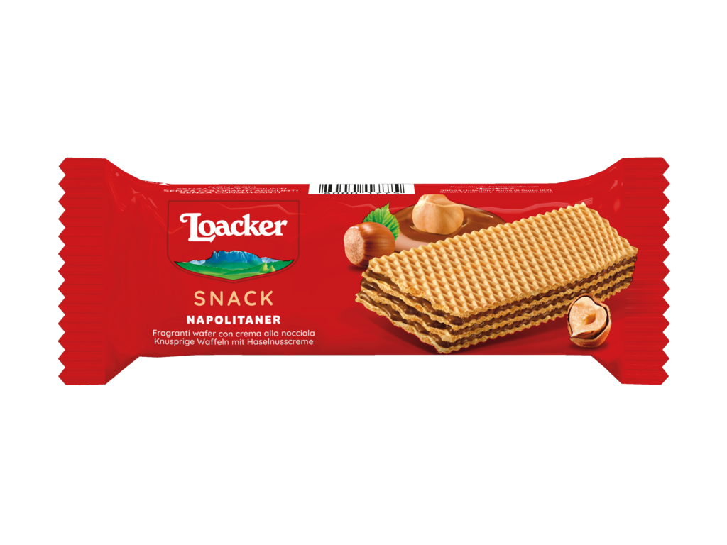 Wafer Snack Napolitaner - con Nocciole italiane