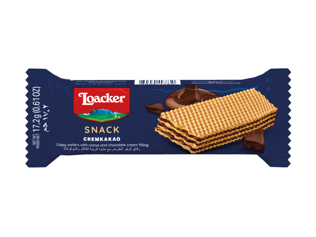 Wafer Snack Cremkakao -  with Chocolate and Cocoa