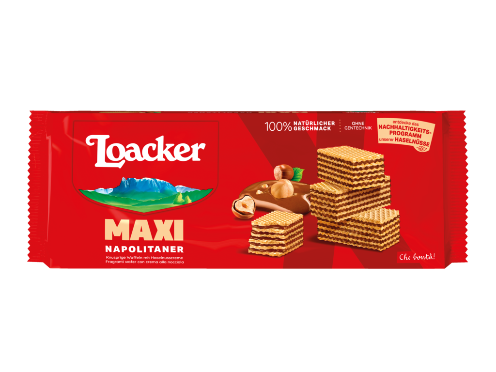 Wafer Maxi Napolitaner – with Italian hazelnuts