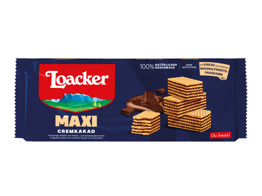 Gaufrette Maxi Cremkakao — Avec chocolat et cacao