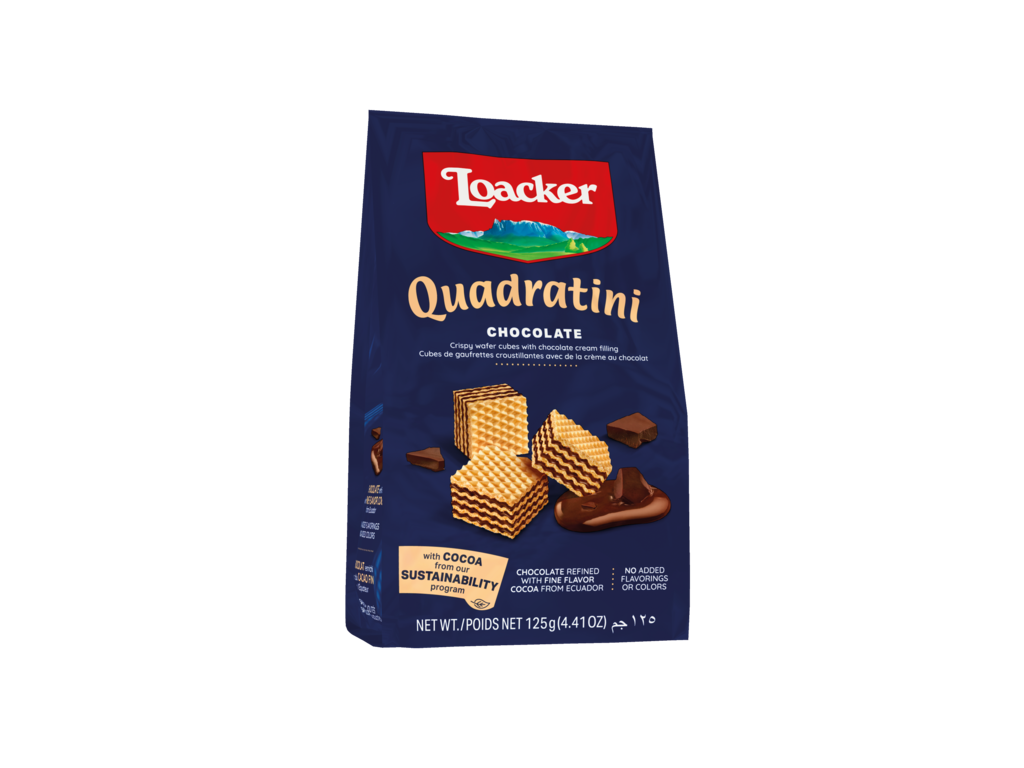 Waffel Quadratini Chocolate – mit Schokolade und Kakao