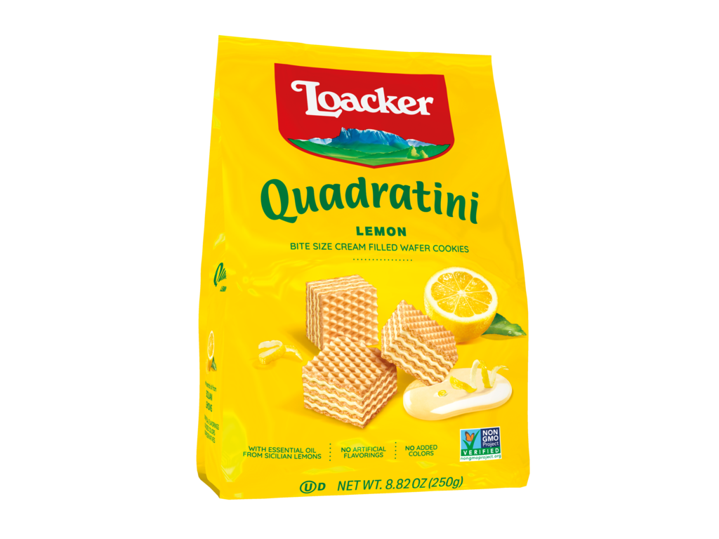 Wafer Quadratini Lemon – with Lemon from Sicily