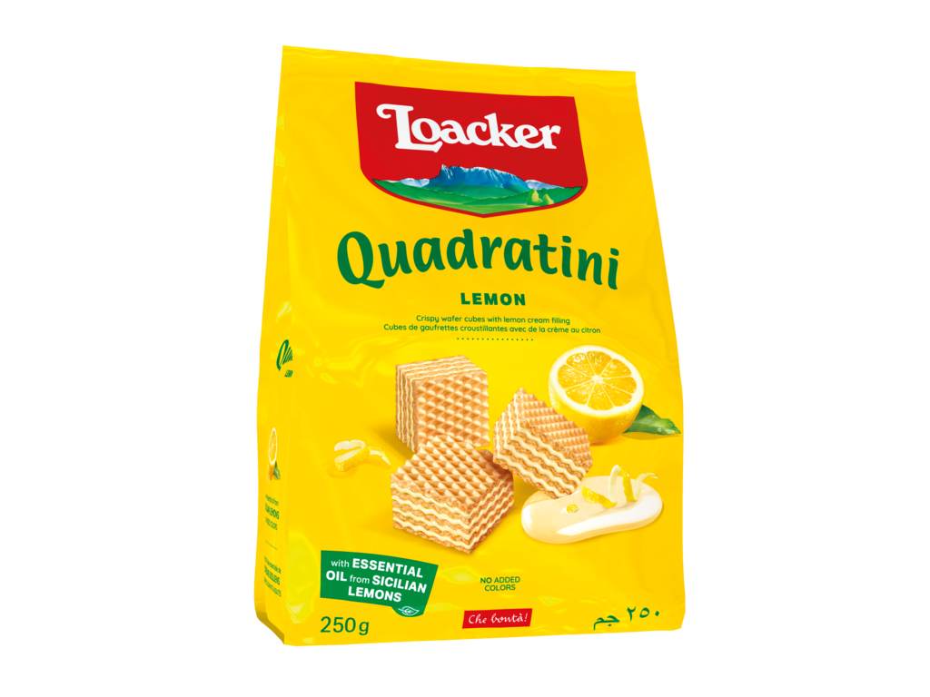 Wafer Quadratini Lemon – with Lemon from Sicily