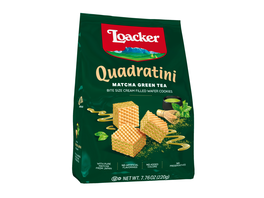 Gaufrette Quadratini Matcha Green Tea – Au précieux thé vert