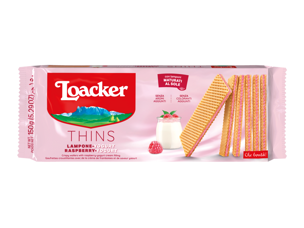 Wafer Thins Raspberry-Yogurt - with Raspberry and Yogurt