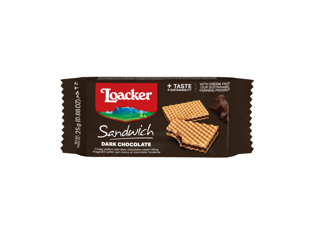 Wafer Sandwich Dark Chocolate – with Dark Chocolate