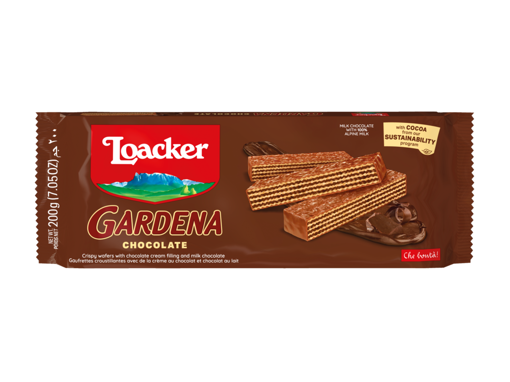 Wafer Gardena Chocolate – with Chocolate and Cocoa