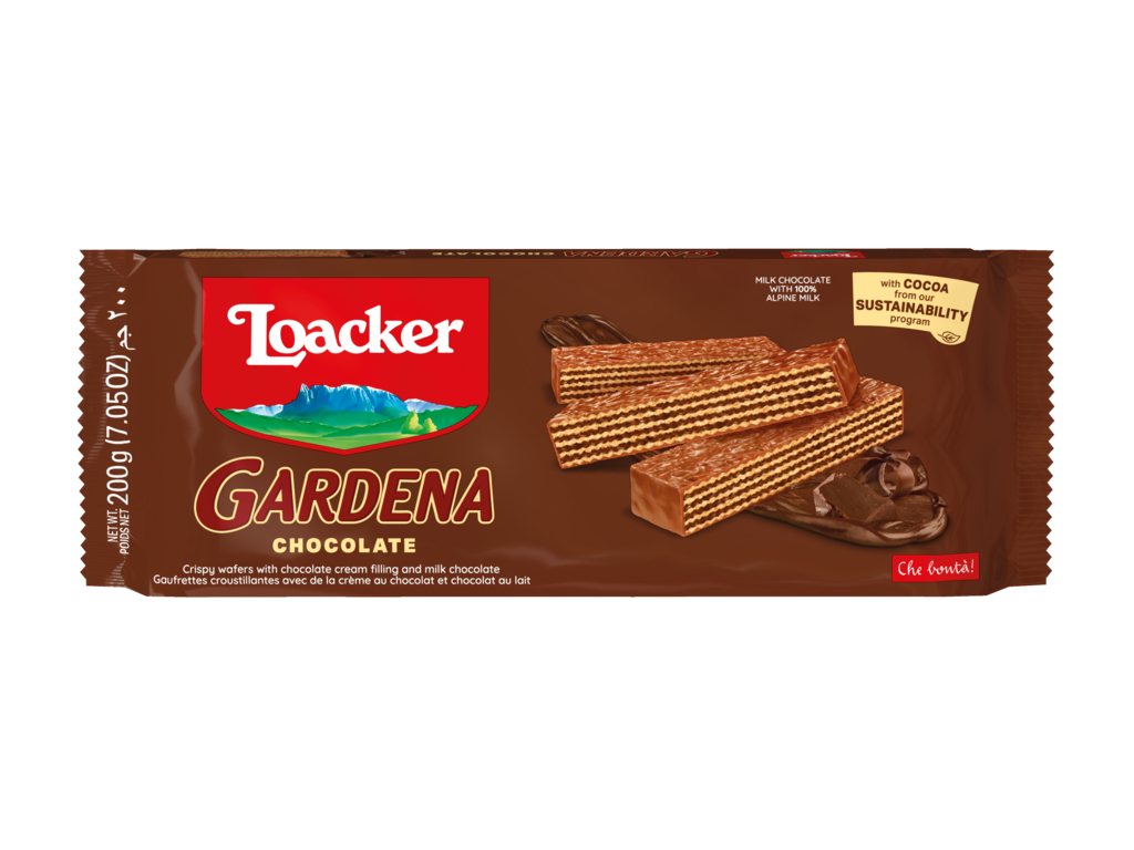 Gaufrette Gardena Chocolate — avec chocolat et cacao