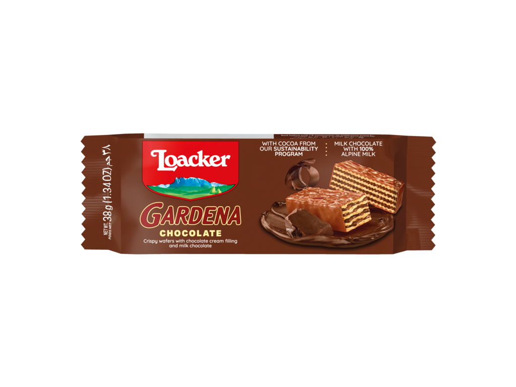 Wafer Gardena Chocolate – with Chocolate and Cocoa