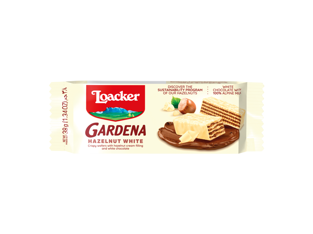 Wafer Gardena Hazelnut White – with White Chocolate