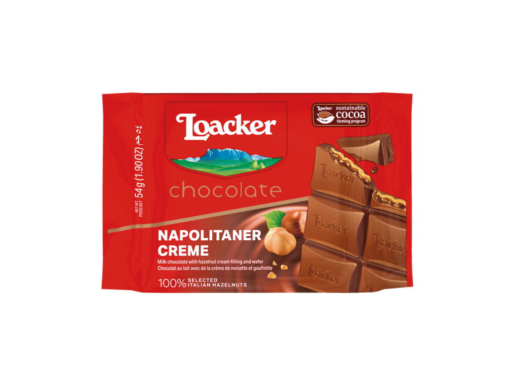 Schokolade Specialty Napolitaner – mit Haselnuss-Creme