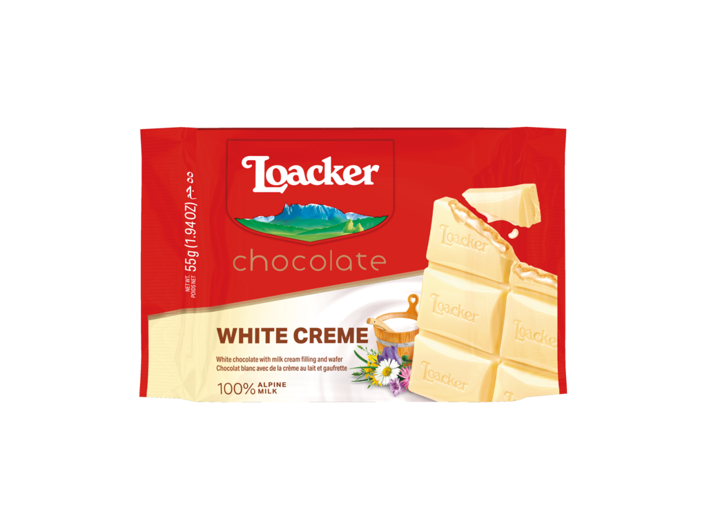 Chocolate Specialty White Creme – with Milk cream
