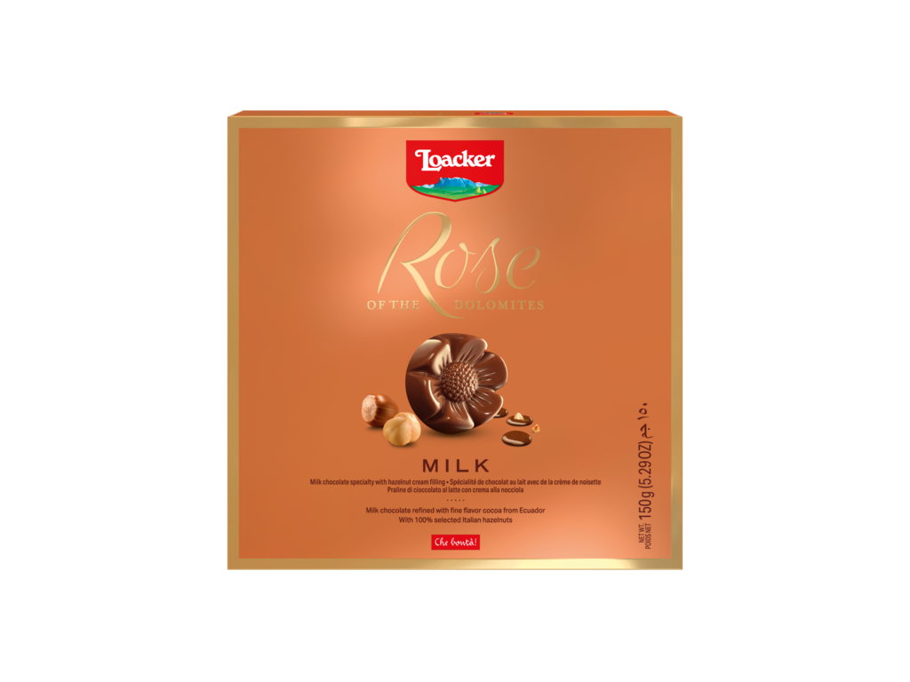 Rose of the Dolomites Milk – Praline with Milk Chocolate