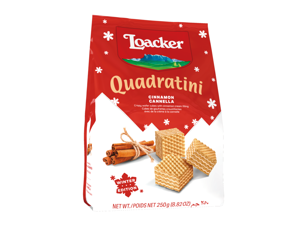 Quadratini Cinnamon – Cream filling with cinnamon