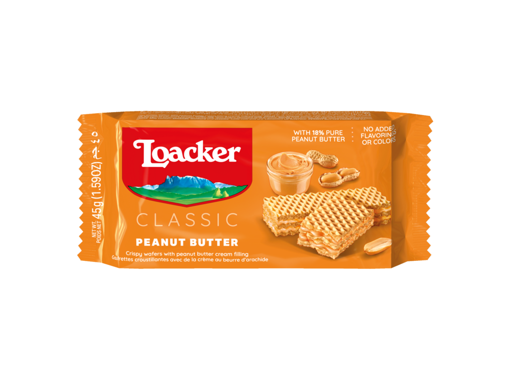 Wafer Classic Peanut Butter – with peanut butter cream filling