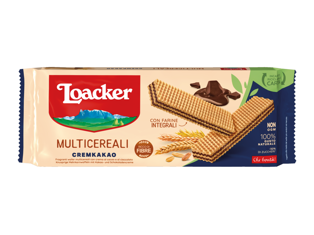 Wafer Multicereali – con Cioccolato e Cacao