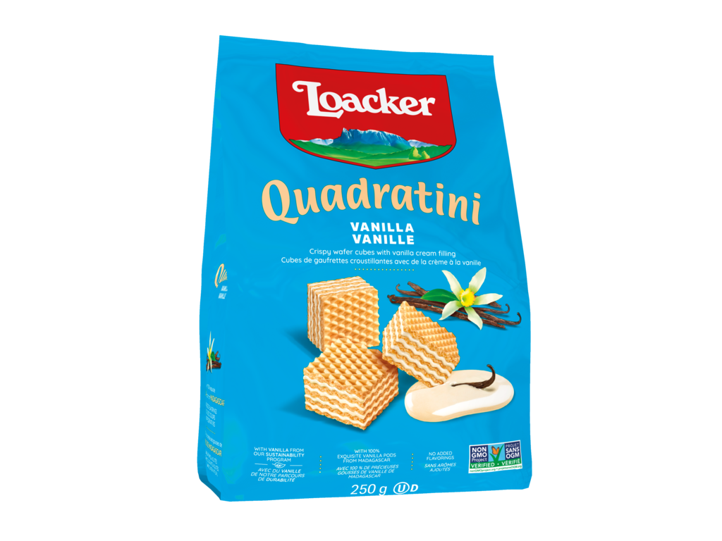 Wafer Quadratini Vanilla – with Vanilla from Madagascar